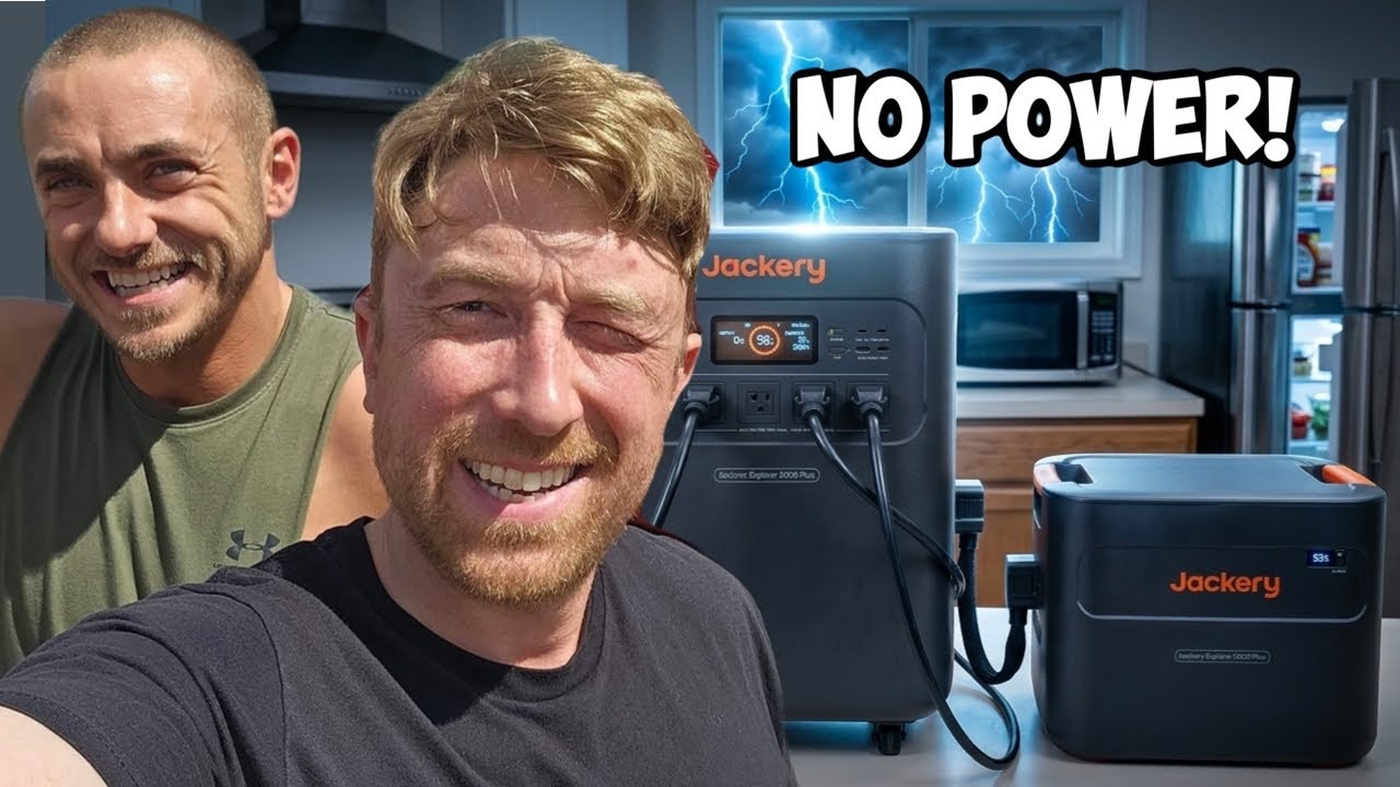 Powering Joel's Apartment After a Storm! (Jackery Solar Generator 5000 Plus)