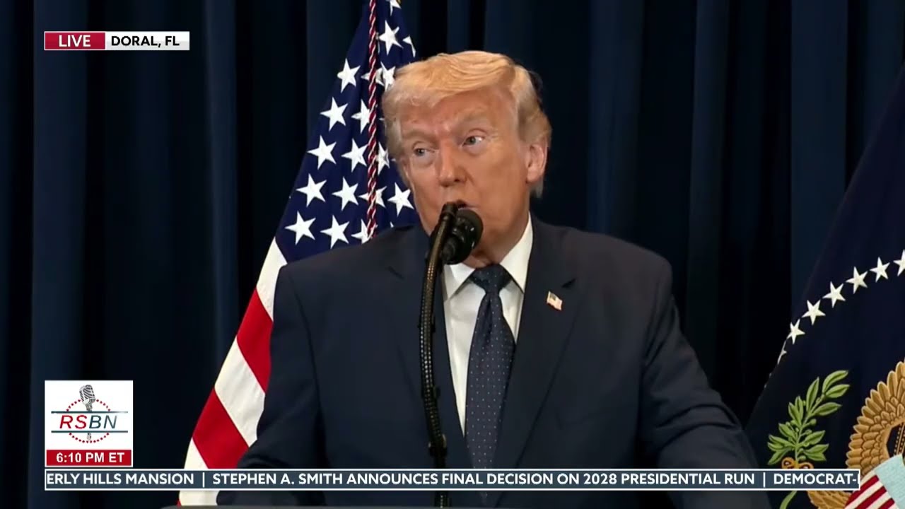 FULL SPEECH: President Trump Holds a Press Conference in Doral on Operation Epic Fury - 03/09/26