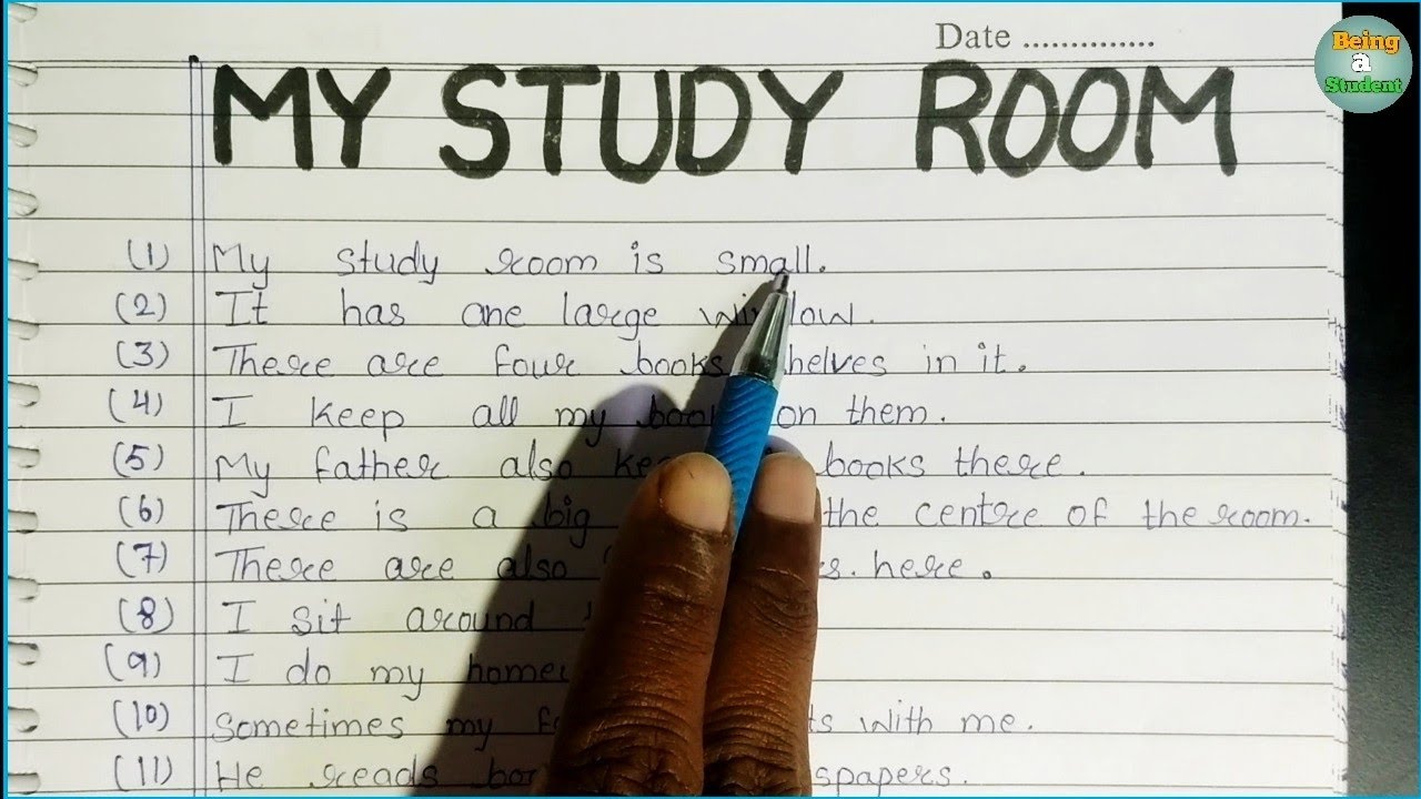 essay on study room