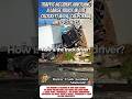 Brake failure? Truck Gets Stuck on Residential Cliff! 🚛💥#shortvideos #truckaccident