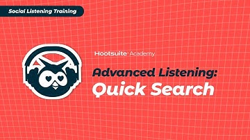 Hootsuite Social Listening: Advanced Listening