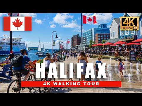 🇨🇦 Halifax Waterfront Walking Tour | Exploring Nova Scotia's Harbourfront