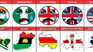 20 New Countries In The Future - Countryballs