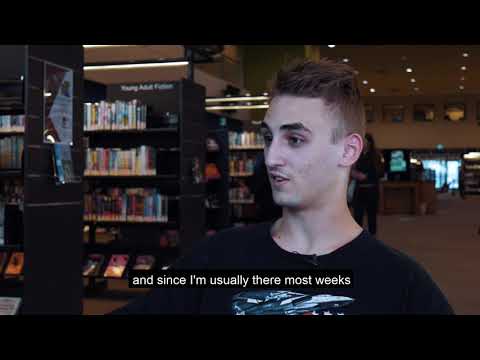 City of Joondalup Libraries are For Connecting - meet second year student and local resident Chase.