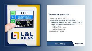 Kiln Aid Setup on an L&L Kiln Genesis Control