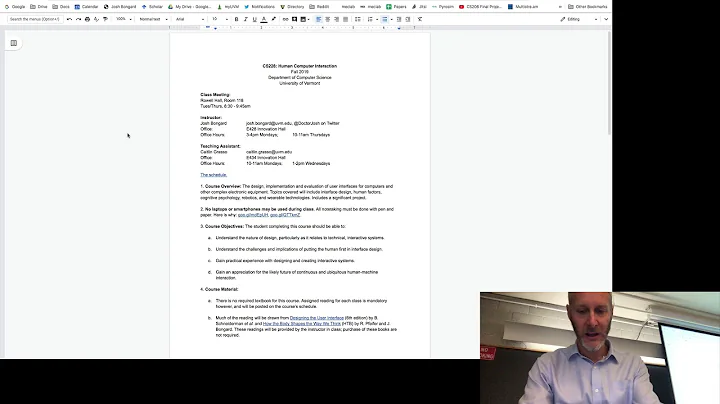 Human Computer Interaction. Lecture 01. Taped Aug 27, 2019.