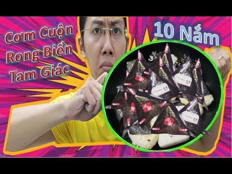 Video Thử Thách Ăn 10 Nắm Cơm Cuộn Rong Biển Tam Giác Hàn... - youtube