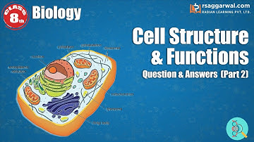 Cell Structure and Functions Questions Answers (Part-2) | Science Class 8 Chapter 8 | Biology