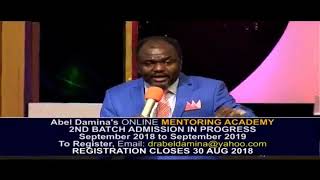 Dr. Abel Damina| Grace Based Marriages \u0026 Relationships- Part 3