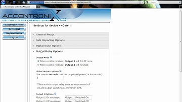 Accentronix  Cellswitch 100 demo - Access Control