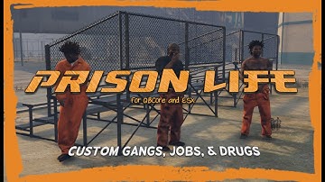 [QB/ESX] Prison Life | Custom Gangs, Jobs, and Drugs