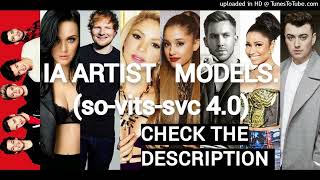 FREE list of famous artist IA models from so-vits-svc 4.0