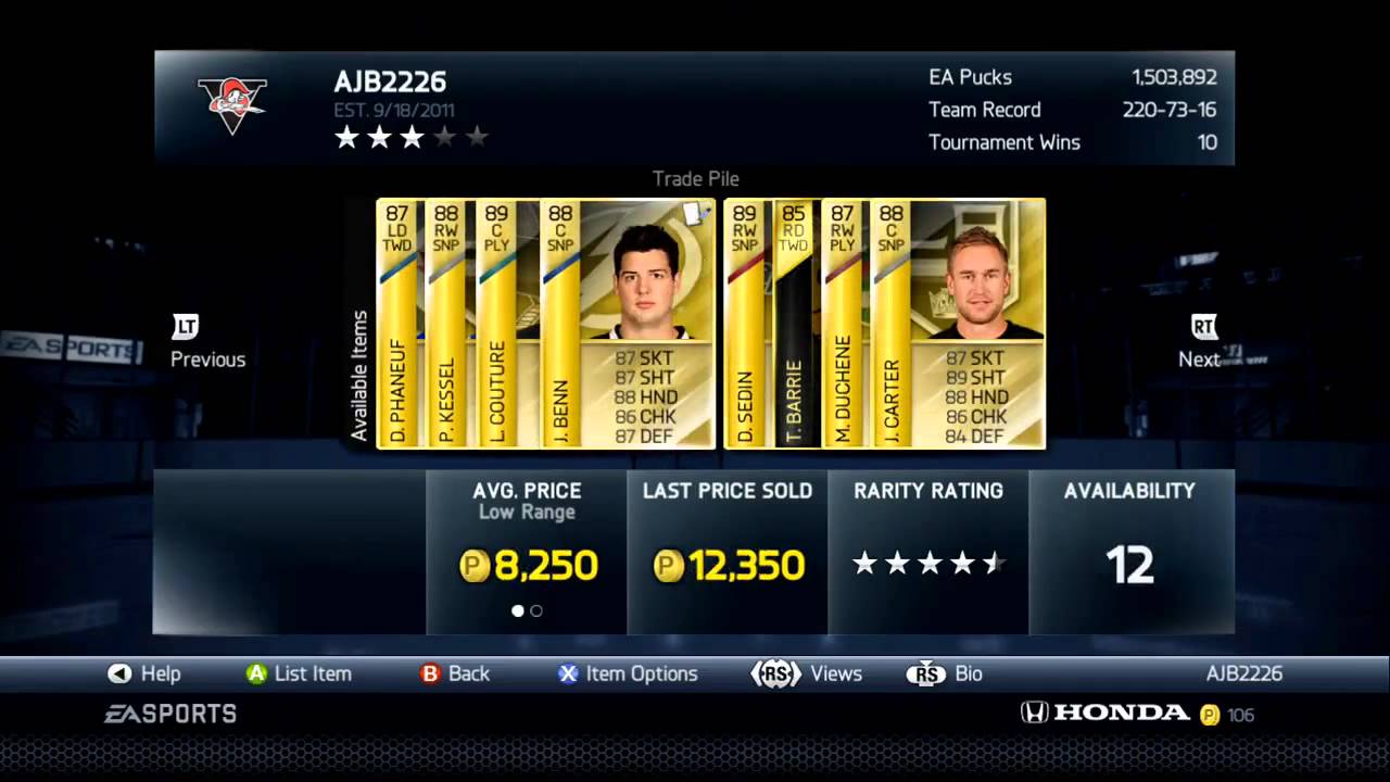 OVER 80 PLAYER (1 MIL PUCKS) NHL 14 GIVEAWAY!