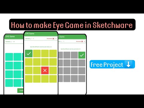 how to make Eye Game in Sketchware | Sketchware Pro | Sketchware HkApps