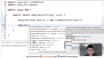 Queue In Java Tutorial #66