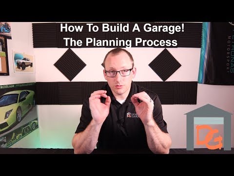 How to build a garage - The Planning Process