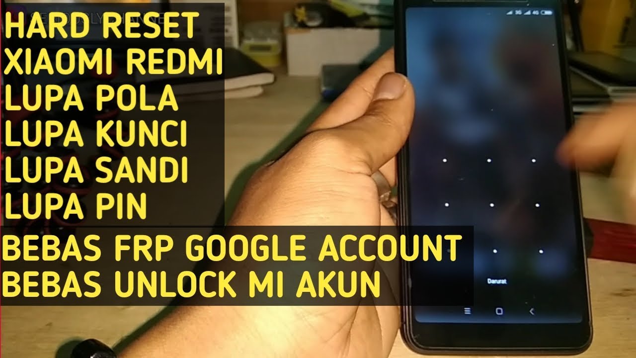 Hard Reset Xiaomi 9a