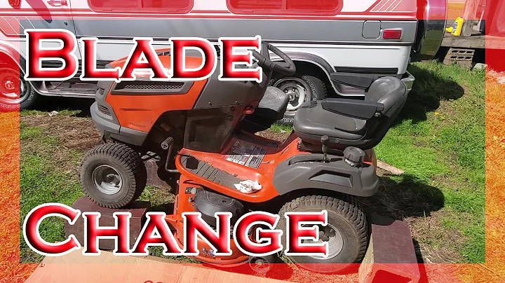 Change Blades on Husqvarna YTH24K48 Lawn Tractor