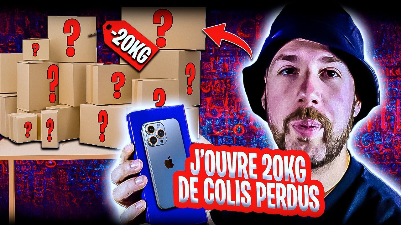 UNBOXING! on ouvre 10 kg de colis perdus (encore)! #colis #drôle #unboxing  