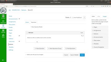 Creating Quizzes in Canvas (Part 1)