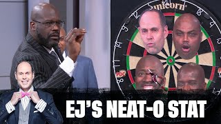 The Inside Crew Play Darts | EJ's Neato Stat of The Night | NBA on TNT