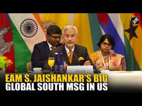 “Our right to industrialise must not be denied”: EAM S Jaishankar’s big Global South message in USA