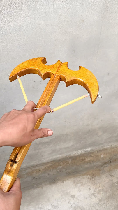 Handmade bamboo slingshot #shorts #bamboo #carft