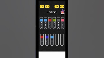 Water Sort Puzzle Level 143 Walkthrough #shorts #watersortpuzzle