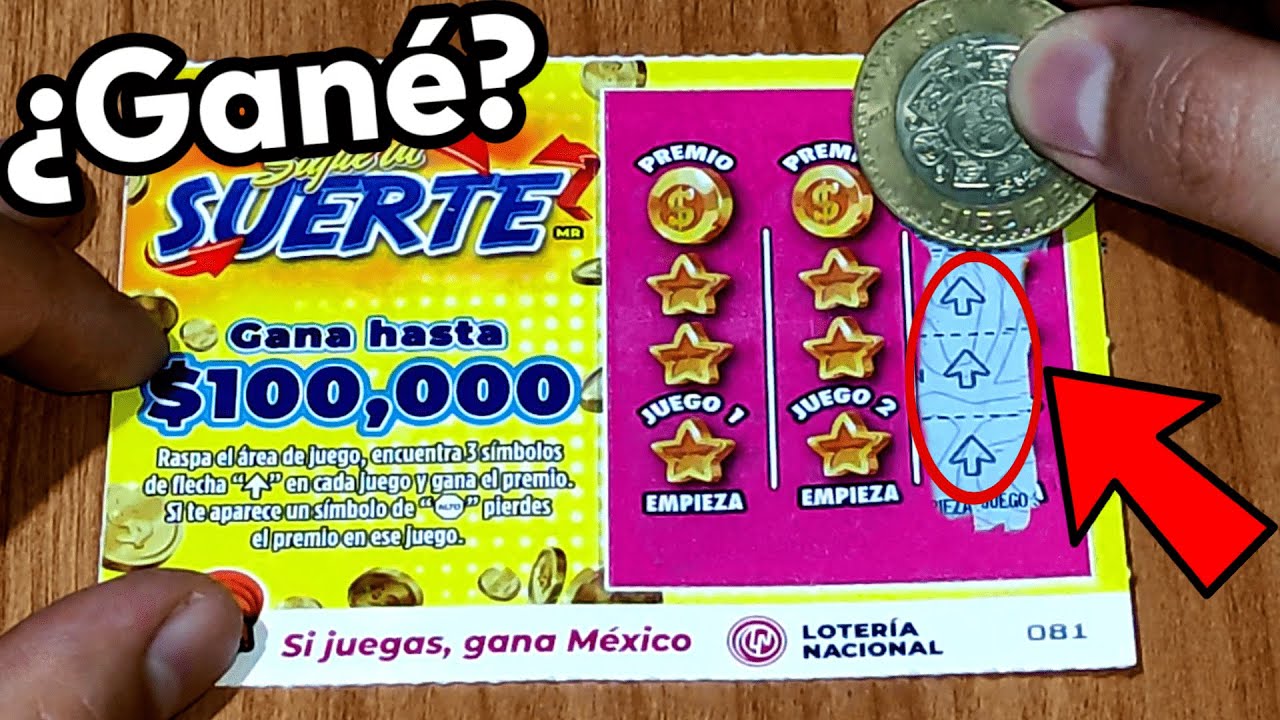 Si encuentras 3 FLECHAS IGUALES Ganas $100,000 | Raspaditos de Lotería