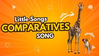 BIGGER, SMALLER, FASTER, TALLER! | Comparatives song
