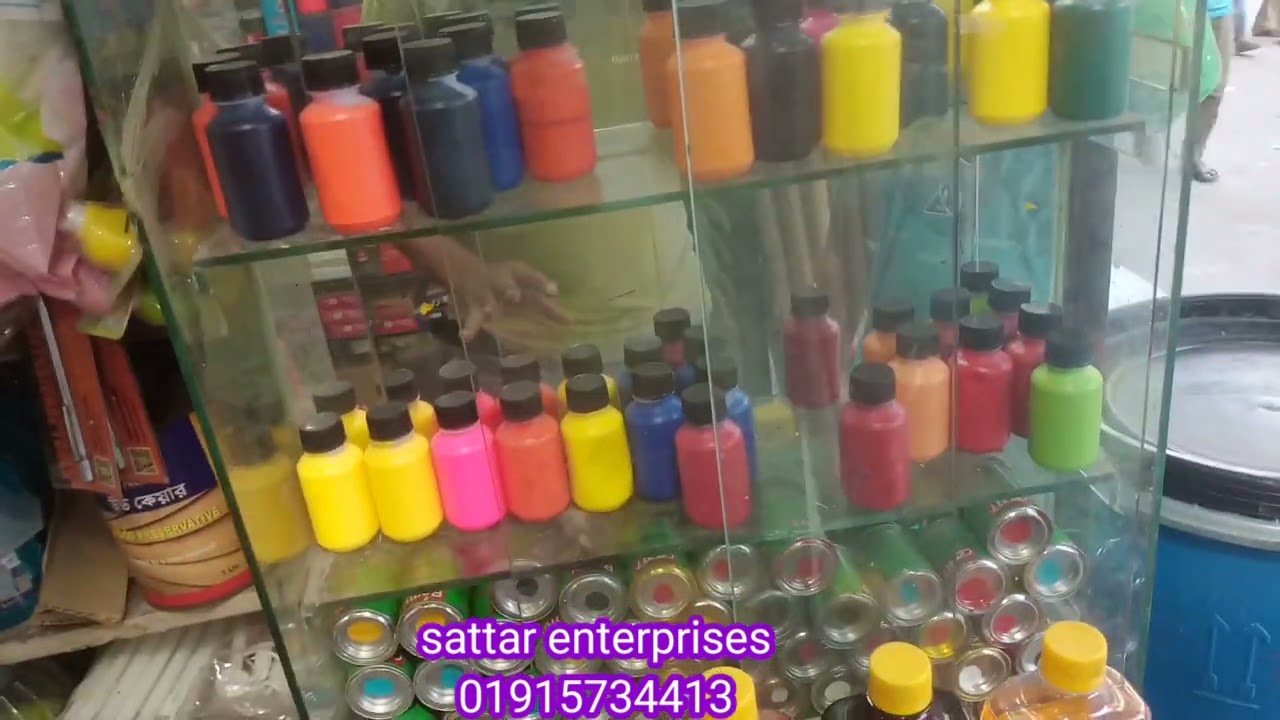 ব্লক বাটিক স্কিন পিন ও হ্যান্ড পেন্টের রং কেমিক্যাল