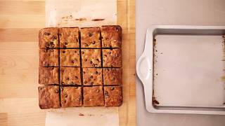 Fyffes Kitchen Banana Chocolate Blondies