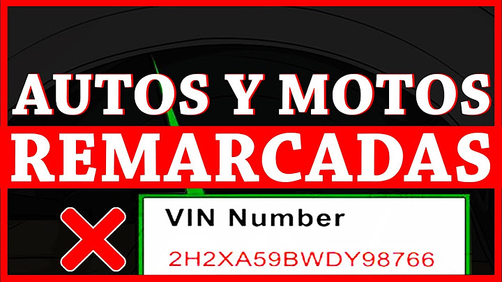 Cómo SABER si el CHASIS de un auto o una moto está REGRABADO | Detecta chasis REMARCADOS con su VIN