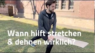 Richtig Stretchen und Dehnen