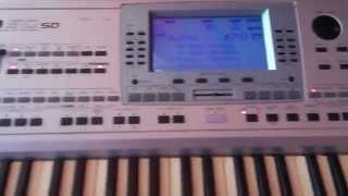 Video thumbnail of "el mulato master kumbia teclado korg pa50sd"