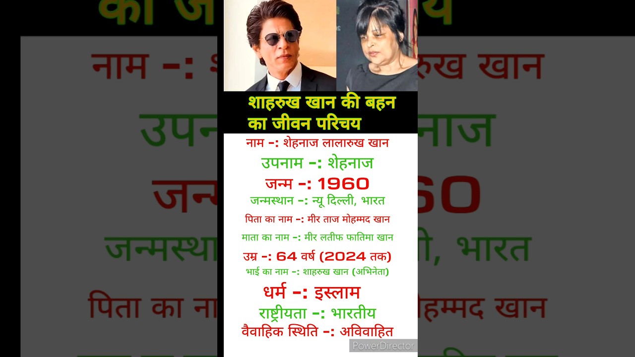 Shah Rukh Khan Sister || 