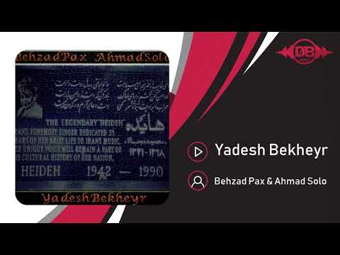 Behzad Pax & Ahmad Solo - Yadesh Bekheyr | OFFICIAL TRACK ( بهزاد پکس - یادش بخیر )