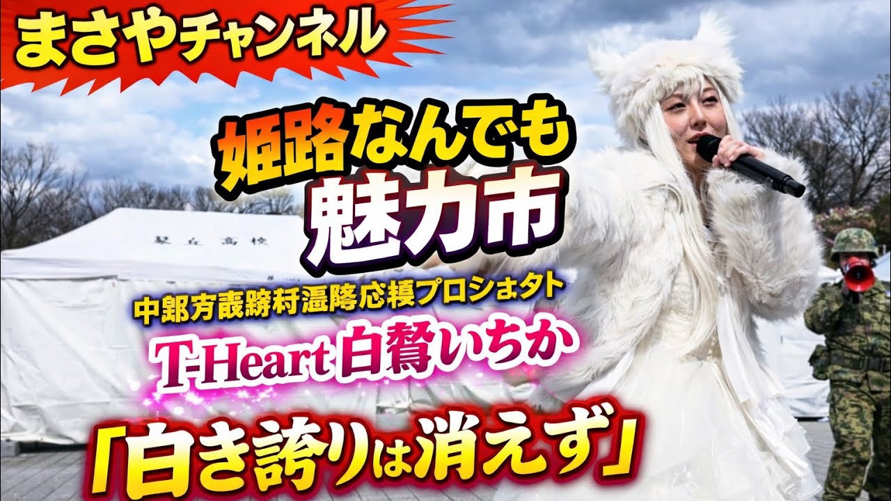姫路なんでも魅力市　中部方面特科連隊応援プロジェクト T-Heart 白鷺いちか「白き誇りは消えず」