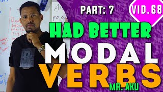 Celebrity HOW TO USE  HAD BETTER, SHALL d/f between should, could, might, ought, Will, Would | Modal Verbs| Wealth