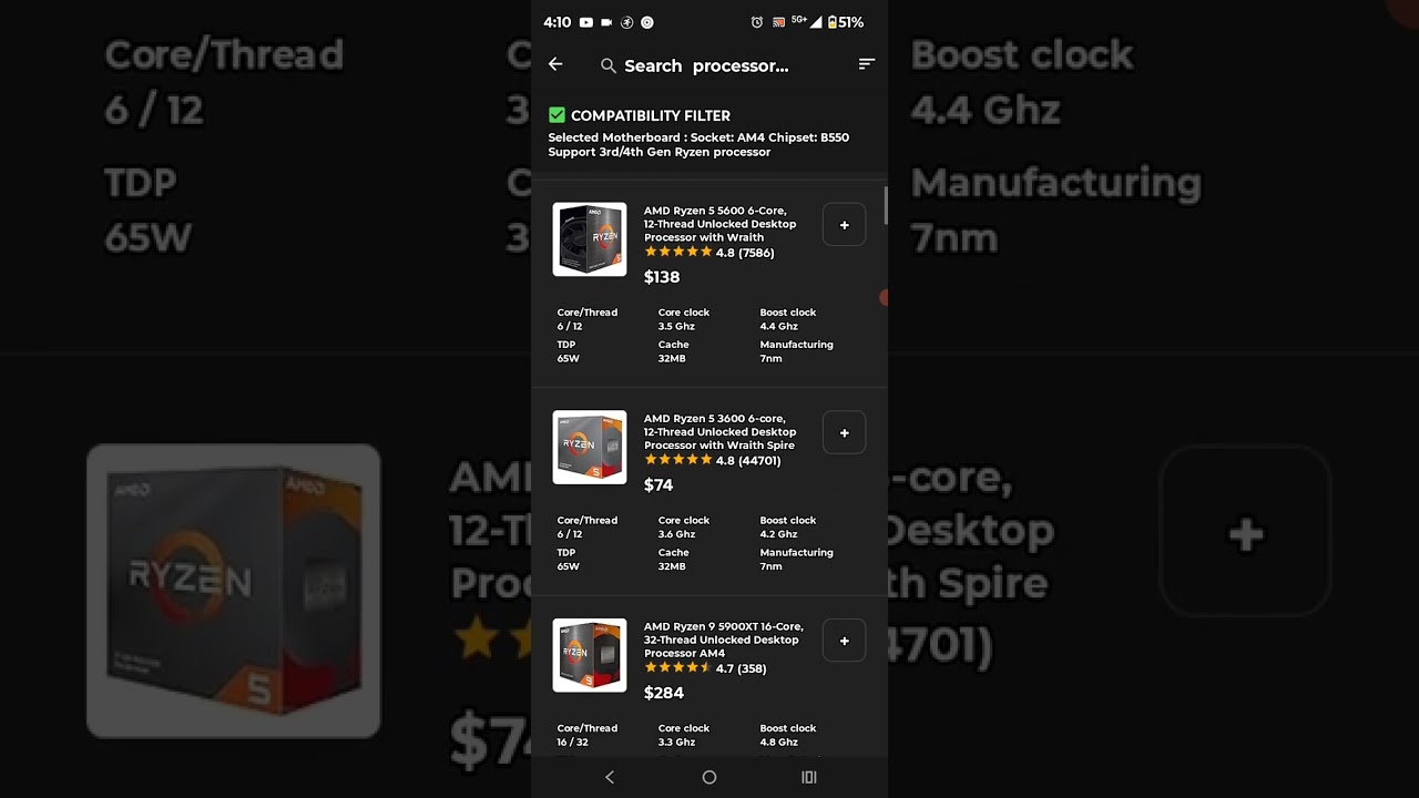 $820 PCPARTPICKER PC Build List AMD AM4 CPU Intel A770 GPU 32GB RAM 1TB Storage