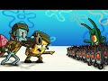 Plankton ROBOTS invade BIKINI BOTTOM! (Spongebob Squarepants)