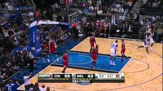 Dwight Howard FILTHY dunk on Omer Asik (Mar. 4, 2011)