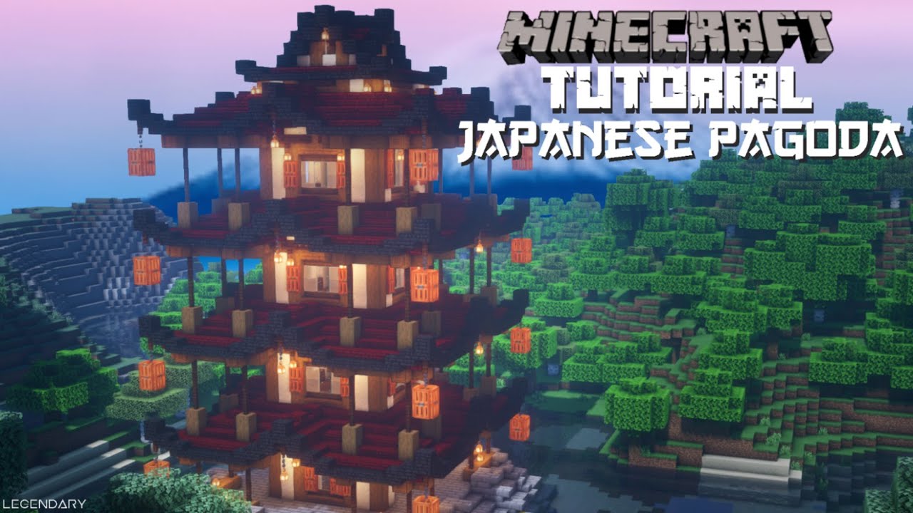 Minecraft Tutorials - Minecraft Tutorial #28 - How to Build the Japanese  Pagoda Interior (HD)