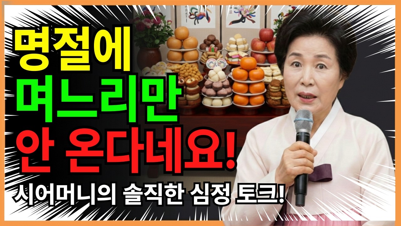 명절에 며느리가 안 온다네요!! | 결혼한 자식들 | 명절에 쉬고싶다. | 명절고부갈등 | 아들만 오는 명절 | 시니어지혜 | 노년의 삶
