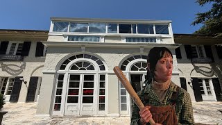 Shelley Duval (The Shining) Once Beautiful Mansion Sits Silently Decaying-Huge In Ground Pool