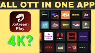 Hindi All Ott Apps In One Subscription Airtel Xstream Play Premium App - Part-2 Is 4K?