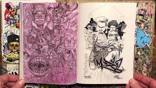 Backjumps graffiti sketchbook complete flipthrough  the world's best graffiti blackbook work