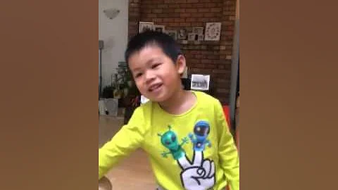 Anselm singing "hello how are you?"