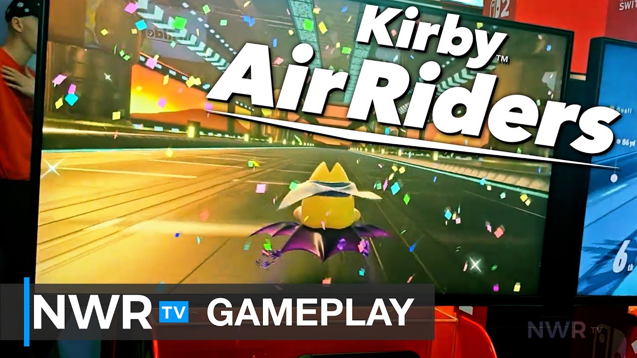 20 Minutes of Kirby Air Riders Gameplay from Gamescom 2025