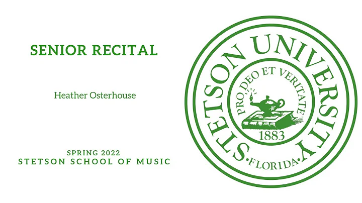 Senior Recital, Heather Osterhouse - Lee Chapel, 4...
